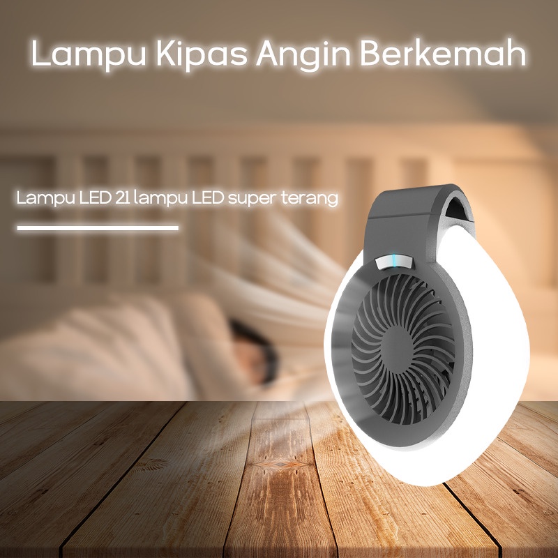 Lampu Kipas Angin Berke / Camping Light Kipas Angin