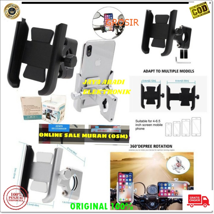 J307 ORIGINAL HOLDER HANDPHONE SEPEDA MOTOR STANG GPS PEGANGAN GANTUNGAN PENGAMAN ANTI JATUH BRACKETHANDPHONE UNIVERSAL BISA UNTUK SEPEDA ATAUPUN MOTOR COCOK BUAT OJOL MAUPUN PRIBADI  BISA DIGUNAKAN HANDPHONE MAX 7 INCI LEBIH PRAKTIS DAN AMAN MENGGUNAKAN