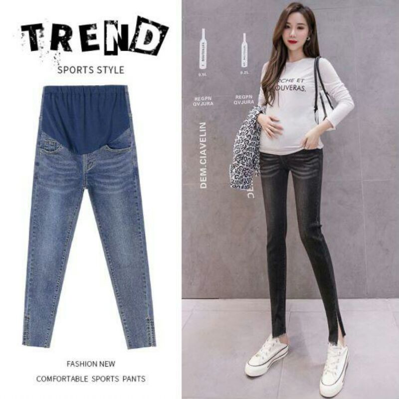 NEW!!Celana Jeans Hamil Soft &amp; Strech CH3-9317