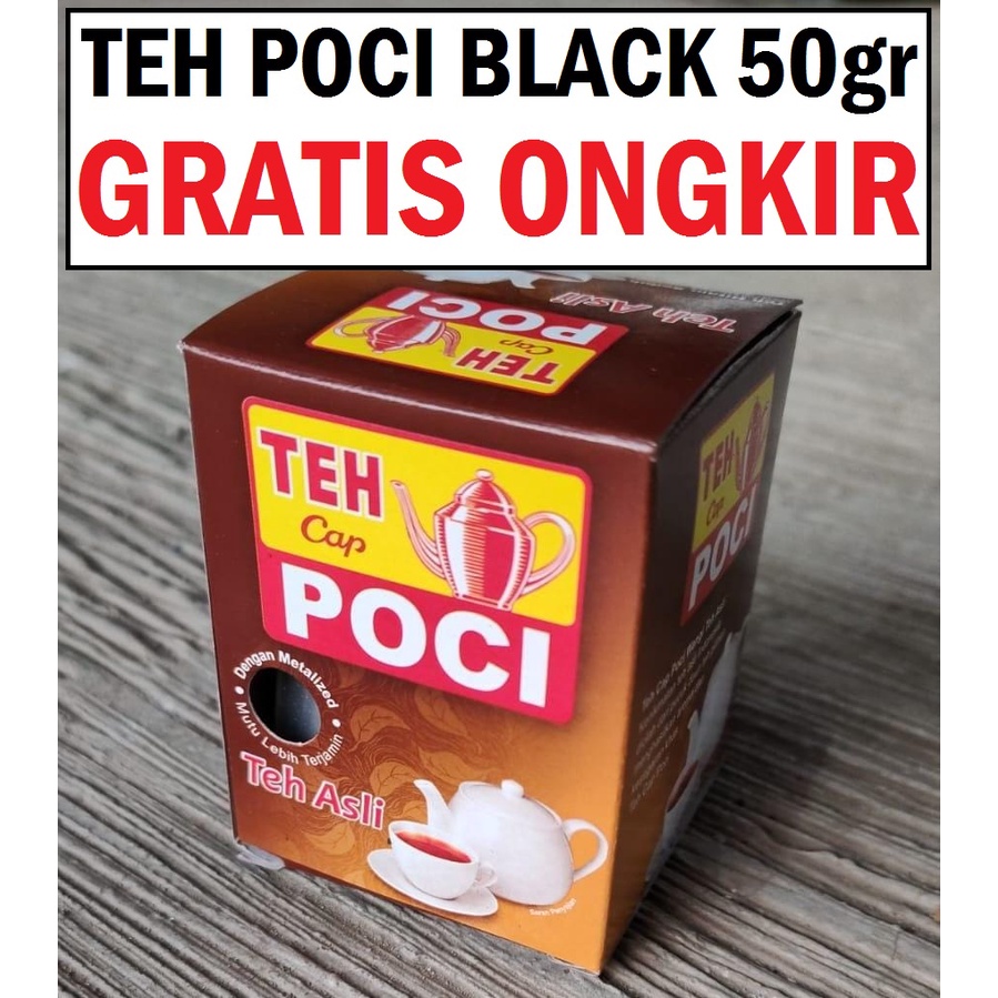 

gff- teh poci black 50gr PCS teh tubruk poci hitam 50 gr