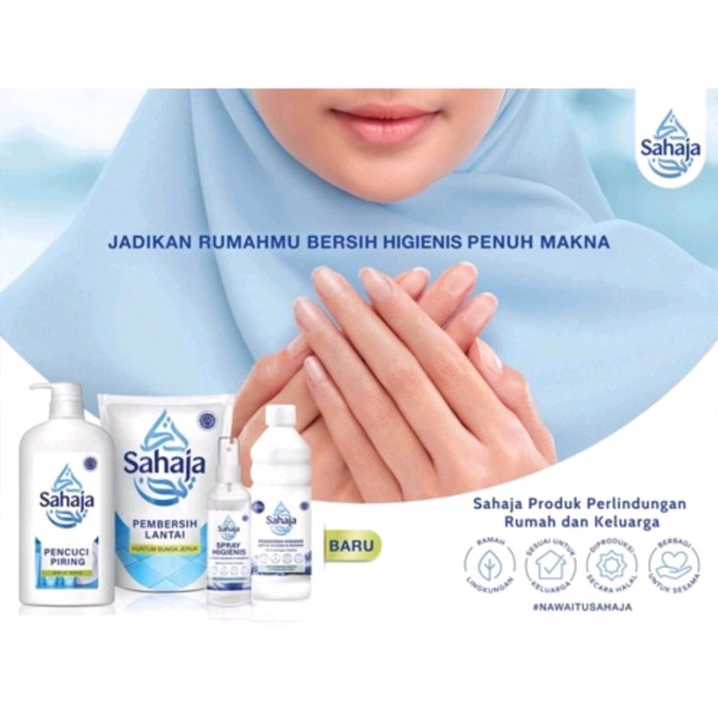 SAHAJA Sabun Cuci Piring Jeruk Nipis Pouch 60 mL