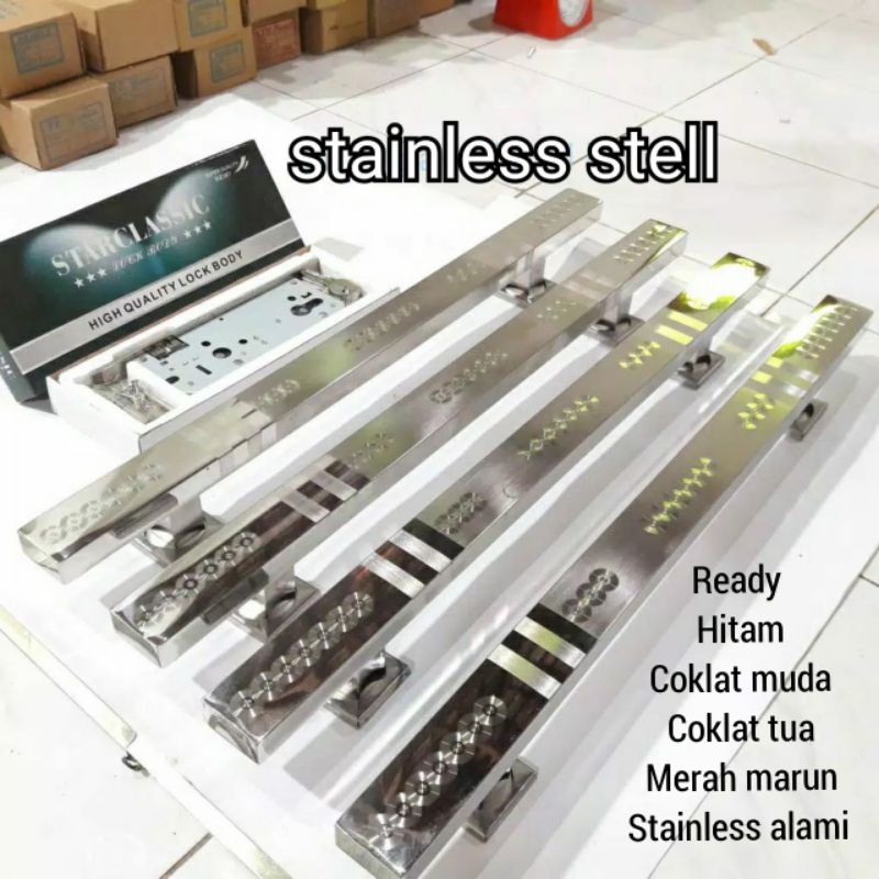 HANDLE PINTU RUMAH STENLIS 1 meter