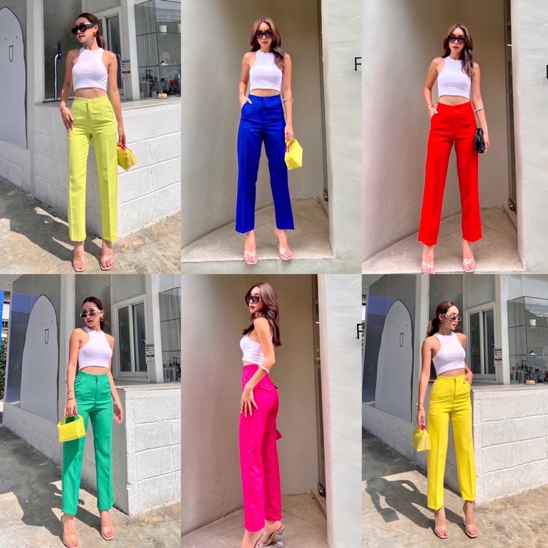 [READY PROMTHONG] CAMELIA 7/9 HW PANTS / READY CELANA WANITA PROMTHONG  BKK