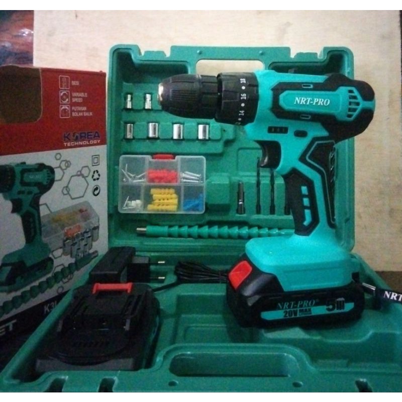 Bor Baterai SET NRT-PRO 20v DC-340 Set Korea Technology