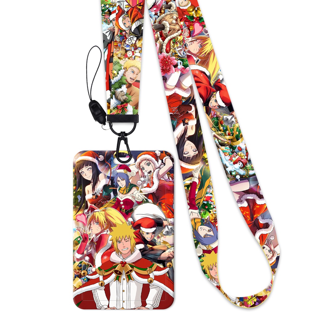 Tali lanyard Motif Naruto Sasuke Untuk Handphone