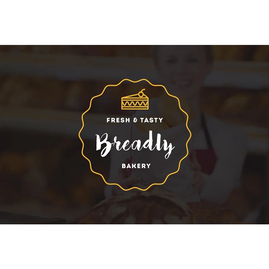 10 Bakery Shop Flat Script Logo