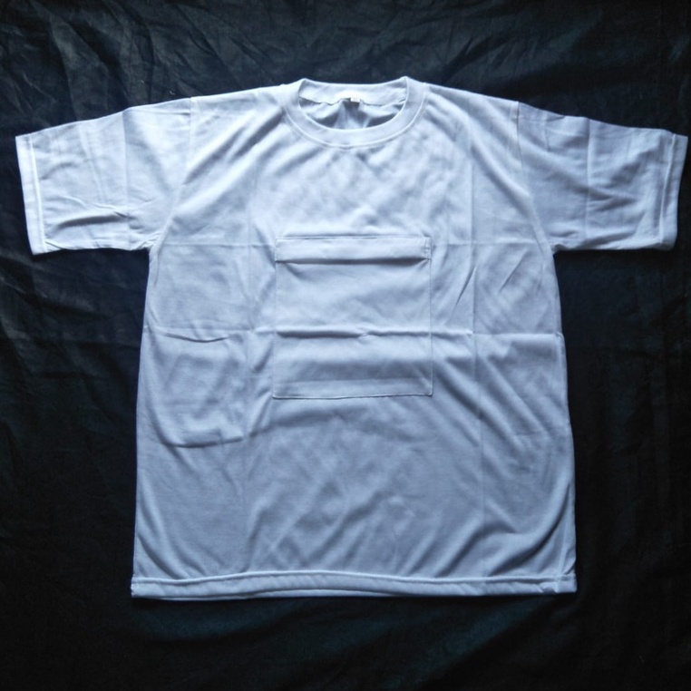 KAOS PUTIH POLOS IHROM HAJI DAN UMROH  KAOS PA HAJI/KAOS KANTONG  DORAEMON