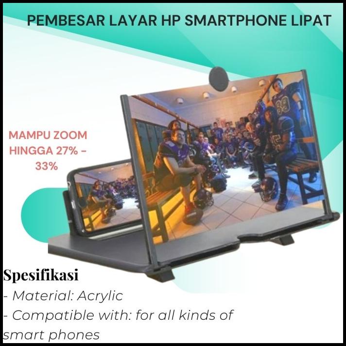 Kaca Pembesar Layar Handphone, Kaca Pembesar Layar Hp 3D Enlarge