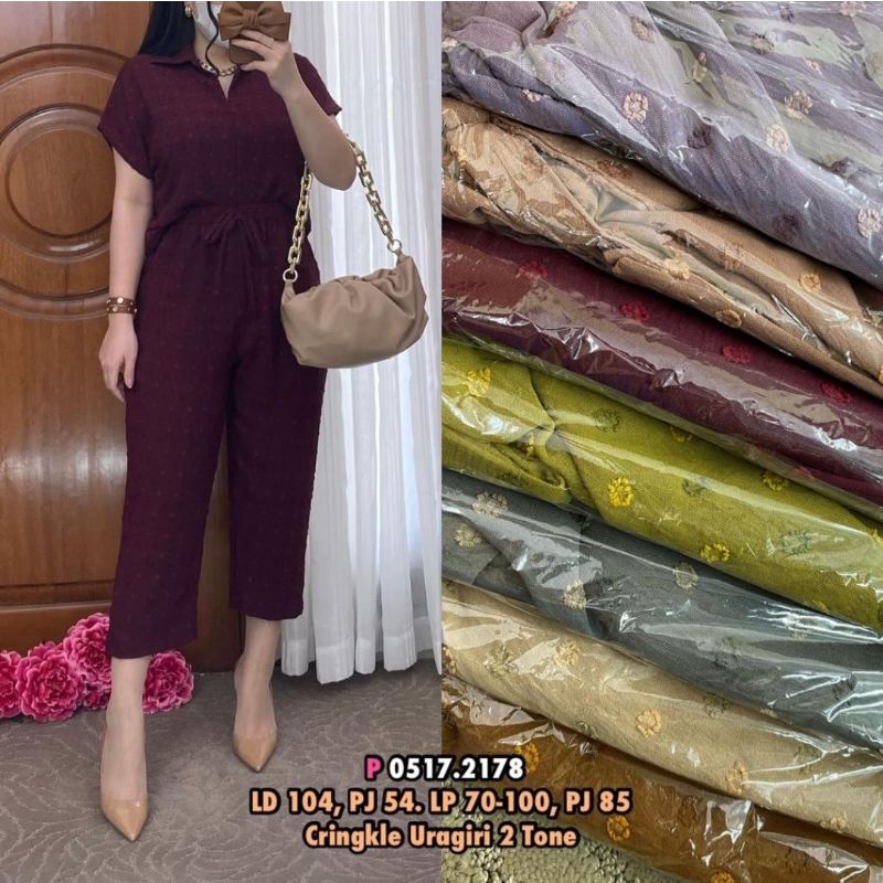 Set Cringkle Two Tone Uragiri 2178