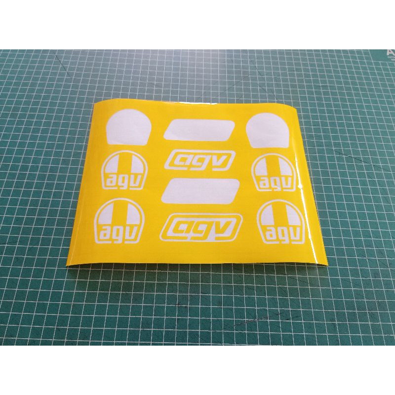 stencil mal airbrush helm agv