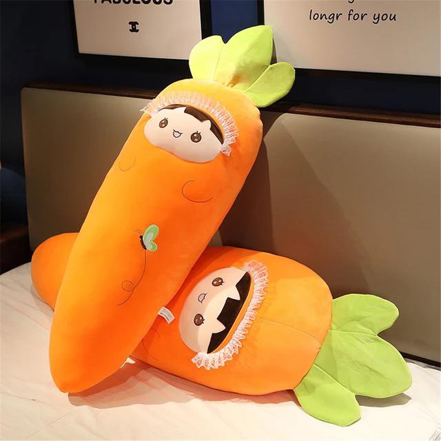 Boneka Bantal Buah Wortel Ukuran 90cm Original Import Plush Doll Mainan Anak | Kado Hadiah Ultah / B