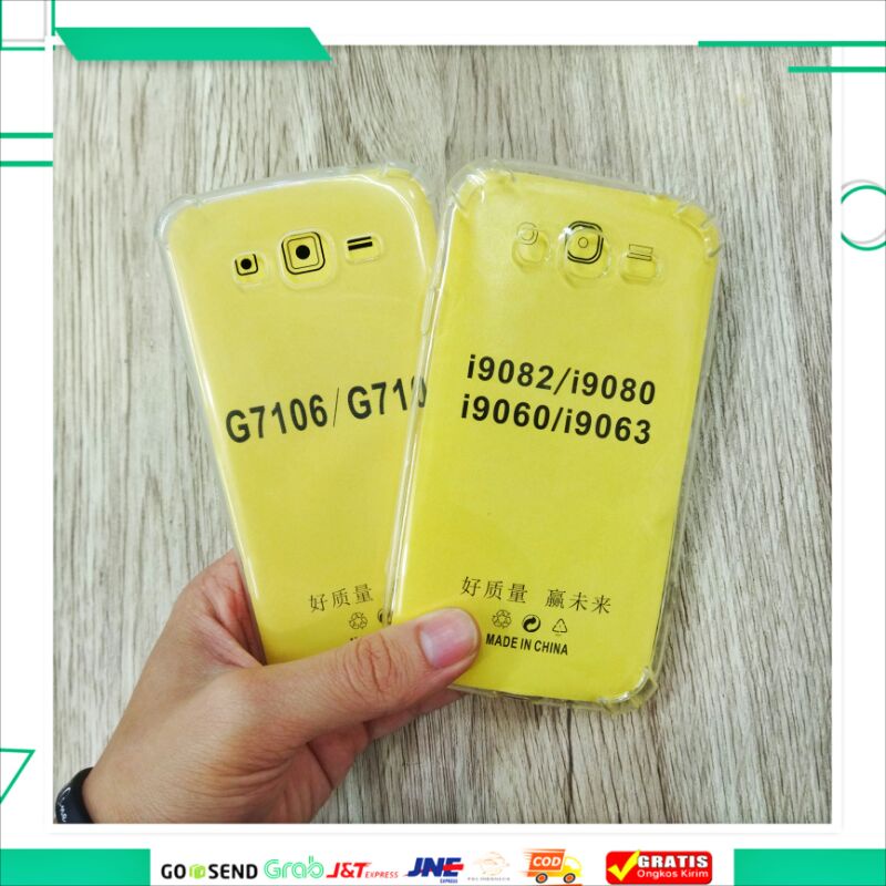 Soft Case / Casing / Silikon Bening Anticrack Samsung Grand 1 / 2 / Galaxy V