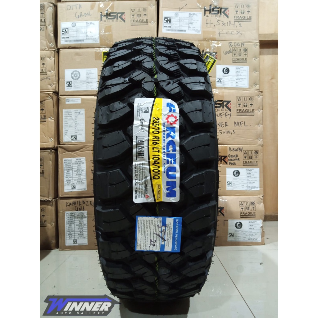 Forceum 235 70 R16 MT 08 plush - Ban Mobil Catok/Lumpur