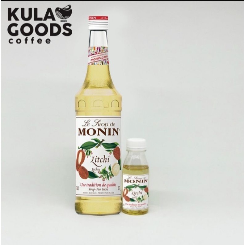 

syrup monin lychee repack 100ml