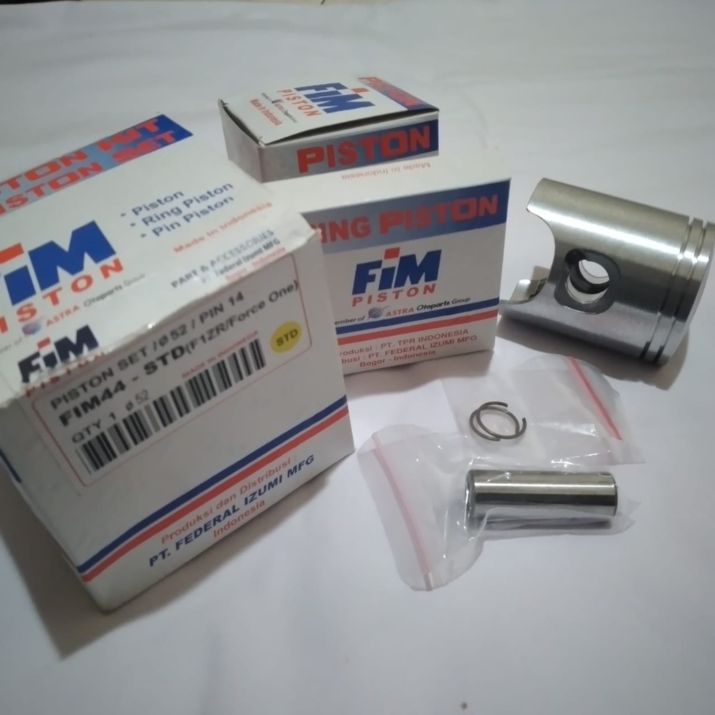 PISTON KIT SEHER KIT F1ZR / FORCE 1 PIN 14 OS STD 25 50 75 100 125 150 175 200 225 250 300 350 400 FIM 44 ORIGINAL 100%