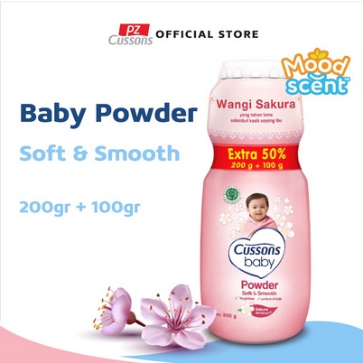 Cussons Powder Mild &amp; Gentle / Soft &amp; Smooth / Fresh &amp; Nourish 200gr + Bubble Wrap / Toko Makmur Online