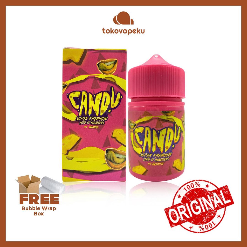 CANDU V4 SUPER PREMIUM CHEESE GRAHAM CRACKERS CANDU 60ML by AWKARIN