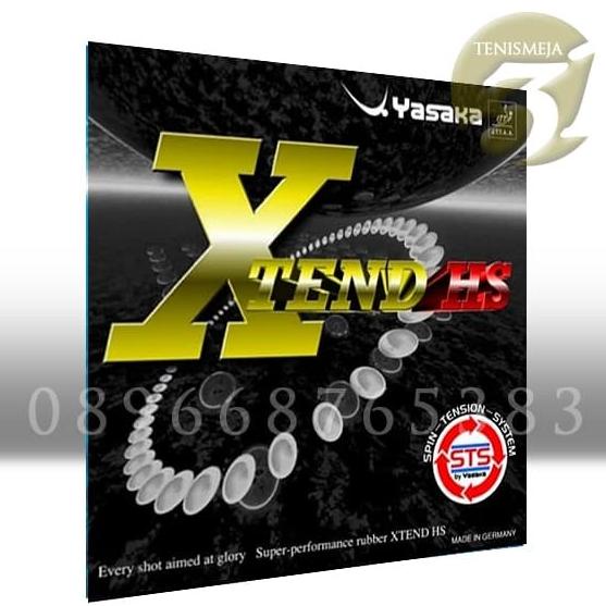 TERLARIS Rubber/Karet pingpong Yasaka Xtend HS