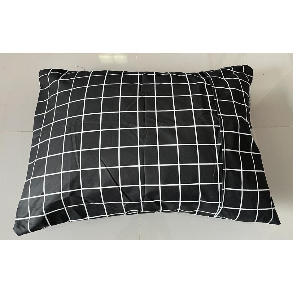 SARUNG BANTAL 45 x 65 MOTIF KOTAK KOTAK ABU / NAVY / HITAM