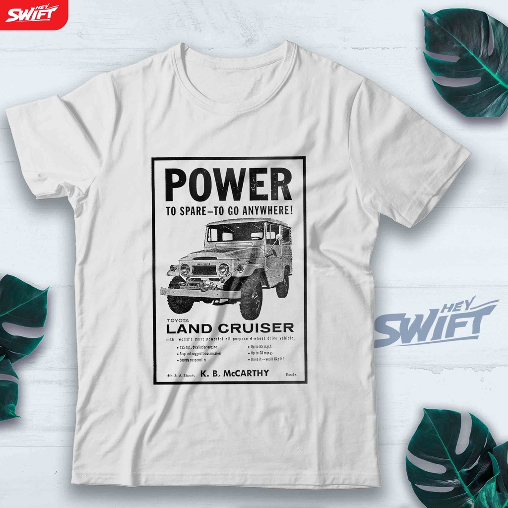 KAOS TOYOTA LAND CRUISER FJ40 CLASSIC RETRO TSHIRT BAJU DISTRO