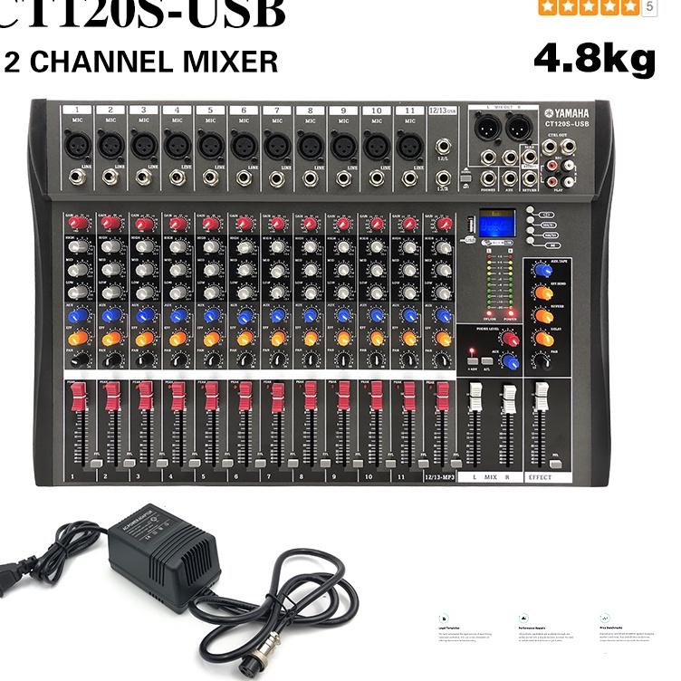 Serbu sekarang--yamaha ct60s-usb /CT80S-USB ct120s-usb pencampur audio DJ Mixer Audio 6 / 8 / 12 cha