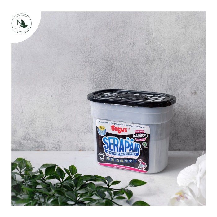 

Bagus Serapair Square Box 700ml - Charcoal