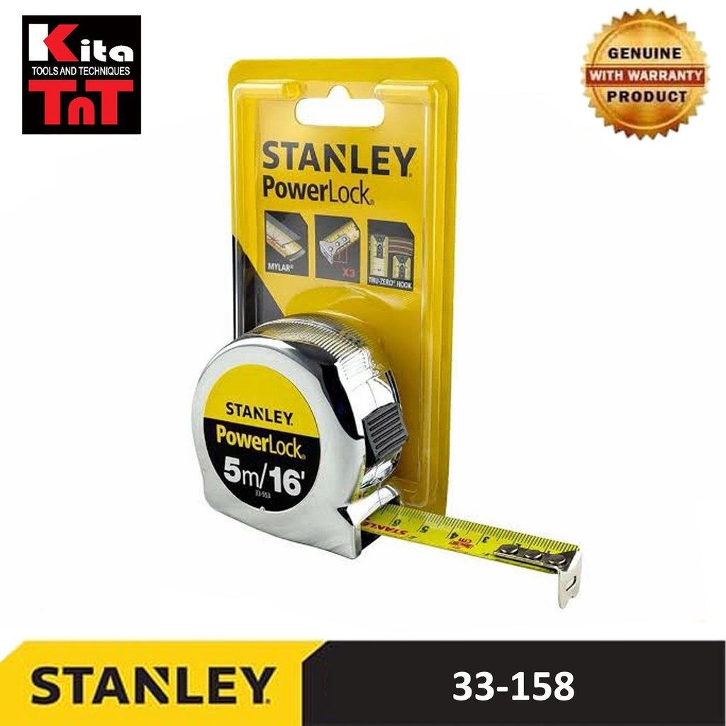 

STANLEY - Meteran Stanley 5m x 16 Powerlock Tape - STHT33158-8
