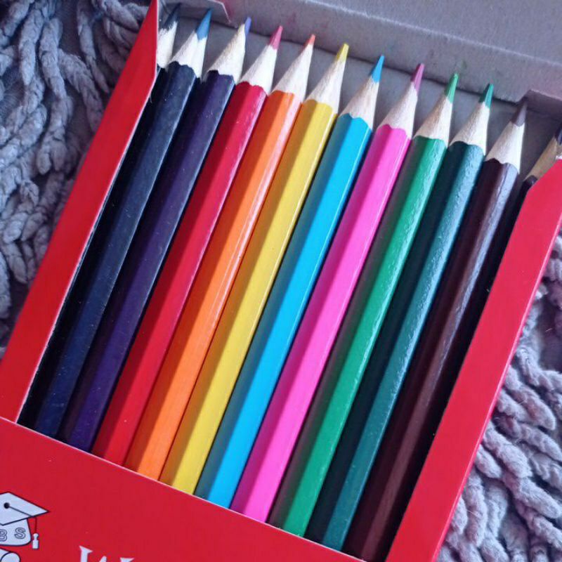 Pensil warna WEN SHEN 12 warna classic