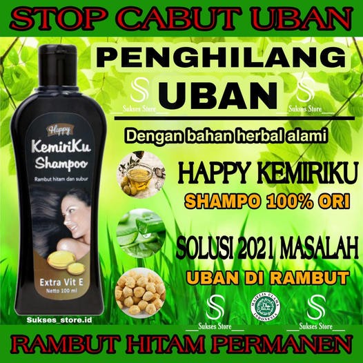 ORI Happy Kemiriku Shampoo penghilang uban