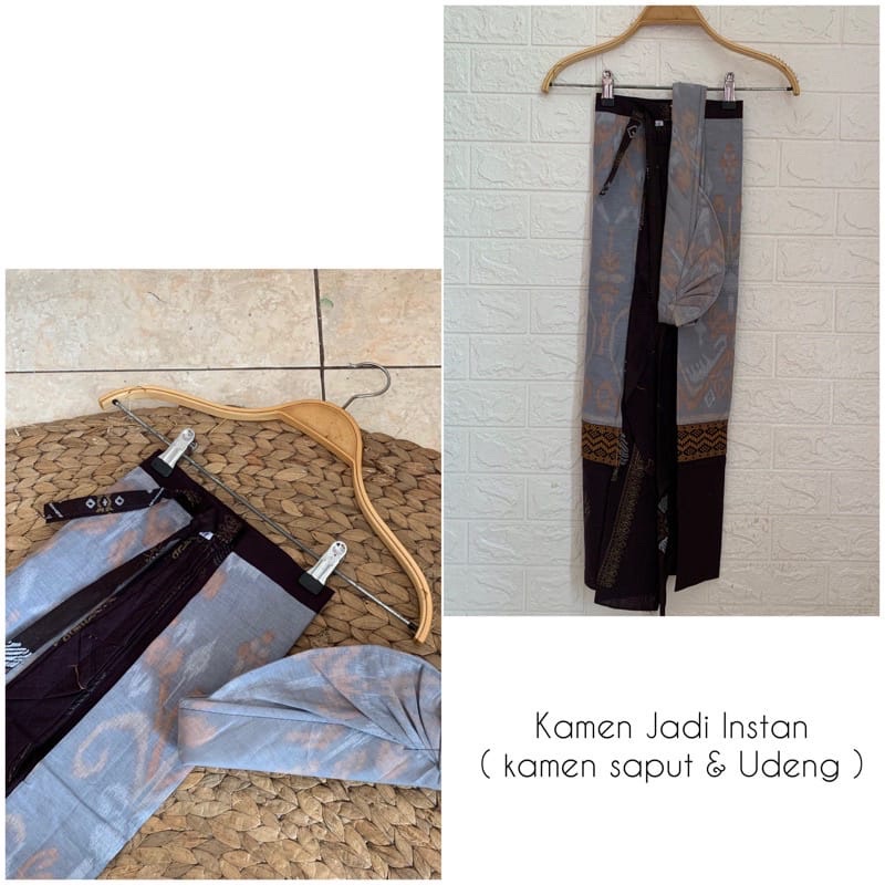 Kamen jadi instan cowok bali | kamen jadi anak | kamen endek