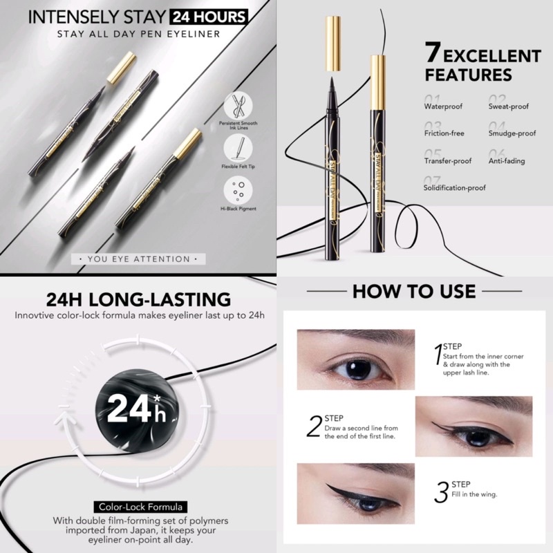YOU STAY ALL DAY EYLINER PEN || WATERPROOF