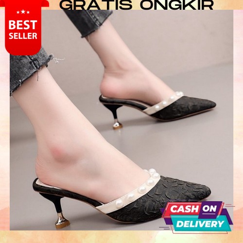 Highils Terbaru 2022 Sandal Jinjit Terlaris Hill Casual Sepatu Hak Tinggi Heels Viral Sendal Wanita 