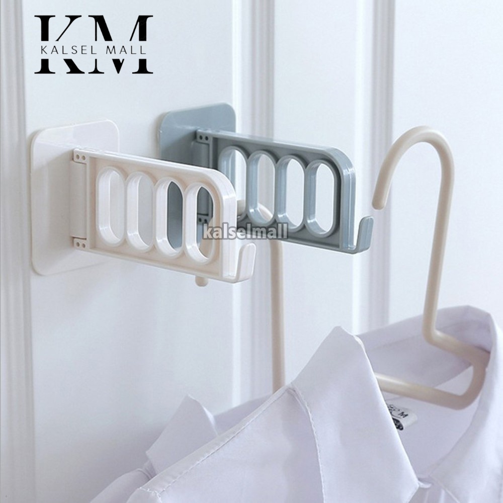 Gantungan Hook Tempel Dinding Stand Hanger Kunci Baju Topi Masker Multi Fungsi Ajaib Alat Pengait Penggantung Tembok Multifungsi Murah Bayi Magic Hanger Wall Folding ART7