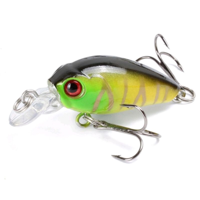 Mini Crankbait 4,5 cm 4,2 gram Umpan casting Ikan Kerapu