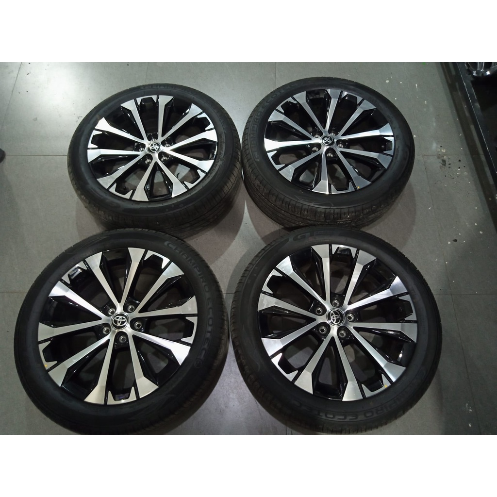 Velg Mobil Seken Ring 17 Lubang 5 Copotan STD AVANZA VELOZ R17X7 5X100 BAN 205 50 R17