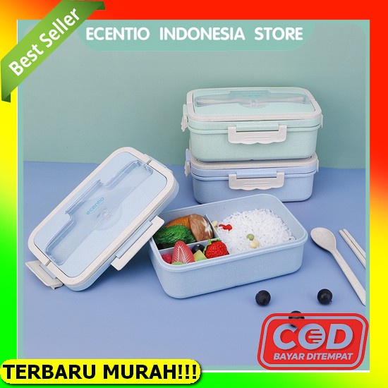 Kotak Bekal Makan New Lunch Box Set - Ungu Lunch Box Set,Anak,Stainless,Mini,Susun,Anti Tumpah,Tempa
