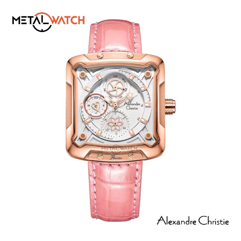 Jam Tangan Alexandre Christie Original AC 3030 BF Strap Kulit