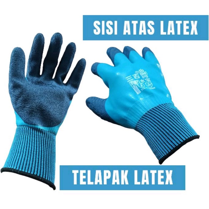 SARUNG TANGAN SAFETY WATERPROOF ANTI CUTTING COOLPROOF