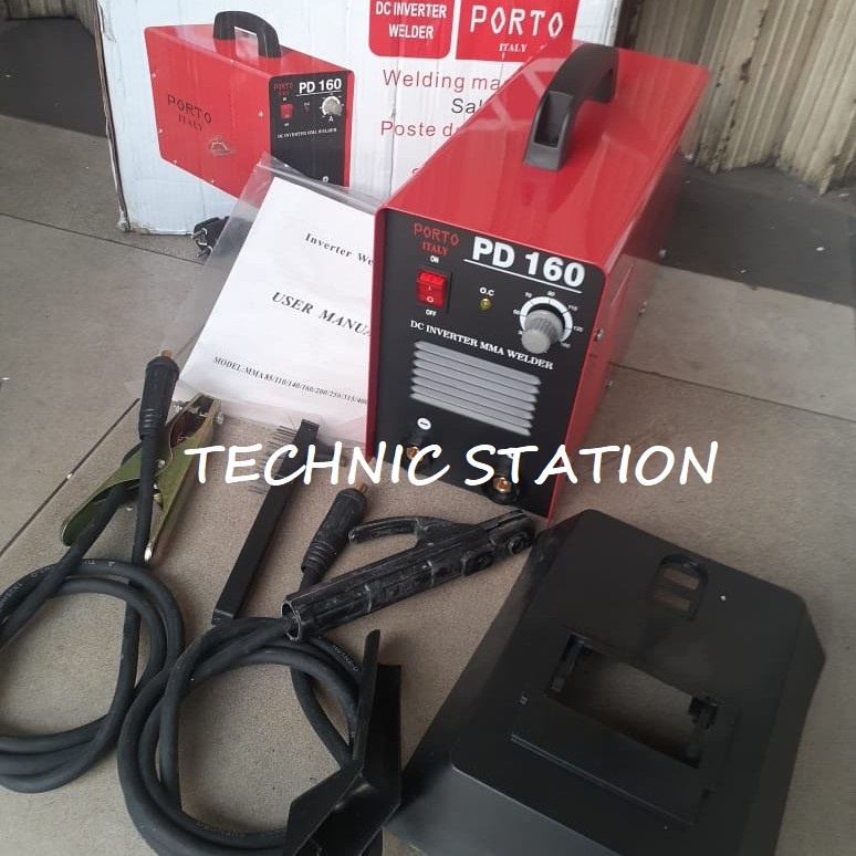 PORTO ITALY PD 160 900watt Mesin Travo Las Inverter PORTO 160A