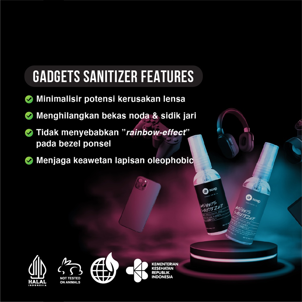 Dr Soap Instant Floor Spray - Multi Purpose Spray - Toilet Seat Sanitizer - Gadget Sanitizer - Fabric Mist Urban Shee - Vegan hair Mist - Nourishing Shower Gel - Hand Wash Dr.Soap