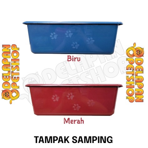 Litter Box Size XL Motif Paw / Baskom Bak Pasir Kucing Ukuran XL