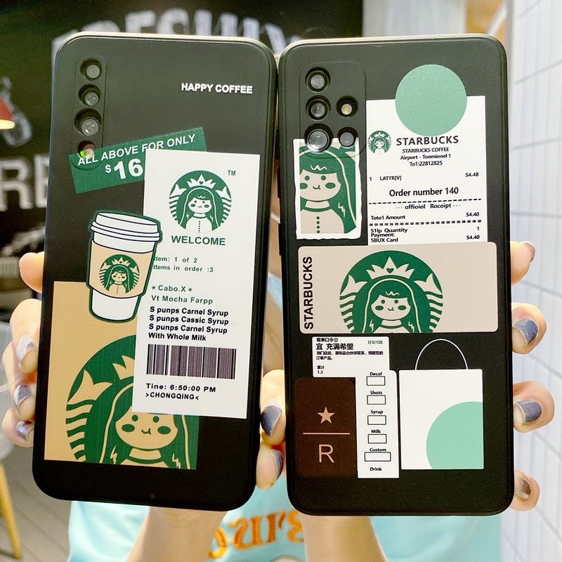 CB003 STARBUCKS CASE FOR REALME c2 /A1K  Realme 2 Realme 3 Realme 3 pro Realme 5  Realme 5 pro Realm
