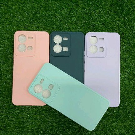 Case TPU Macaroon Warna Warni Vivo Y35 2022