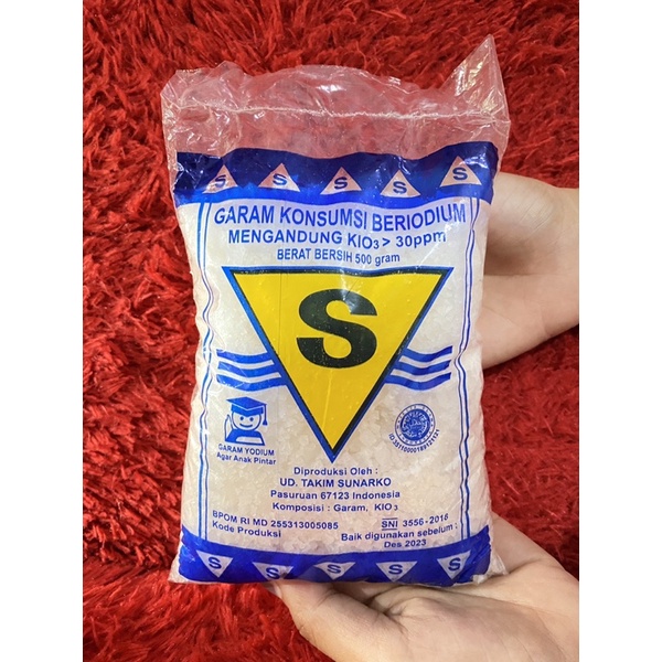 

GARAM KASAR BERYODIUM GARAM DAPUR 260g ISI 3PCS