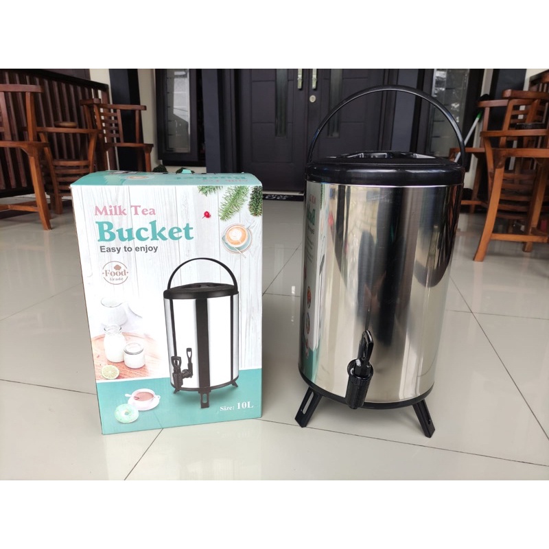 milk tea bucket 10 liter