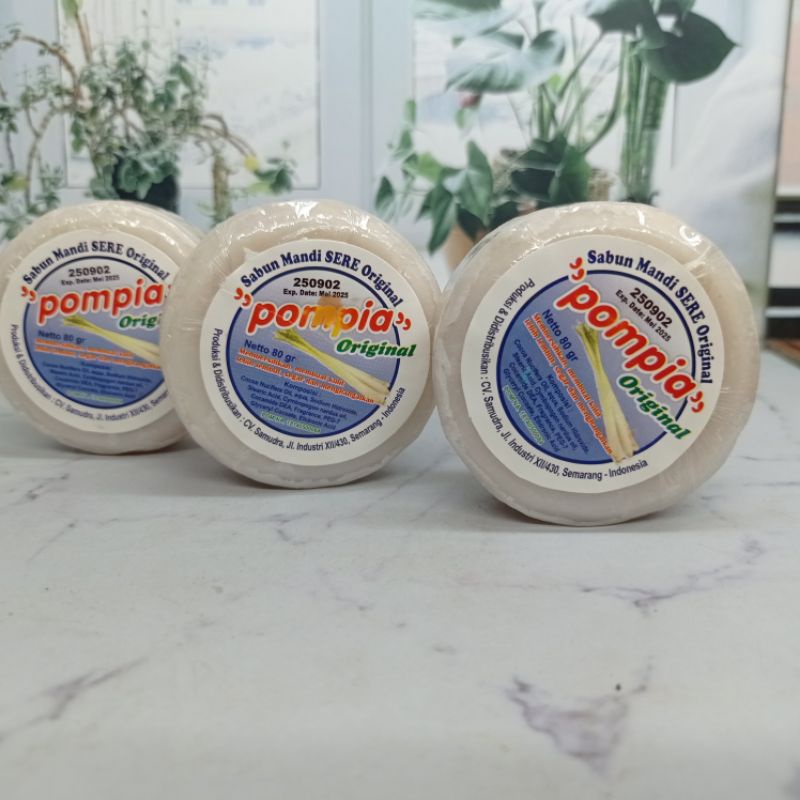 Sabun Pompia Sabun Mandi Sereh BPOM 80 gr