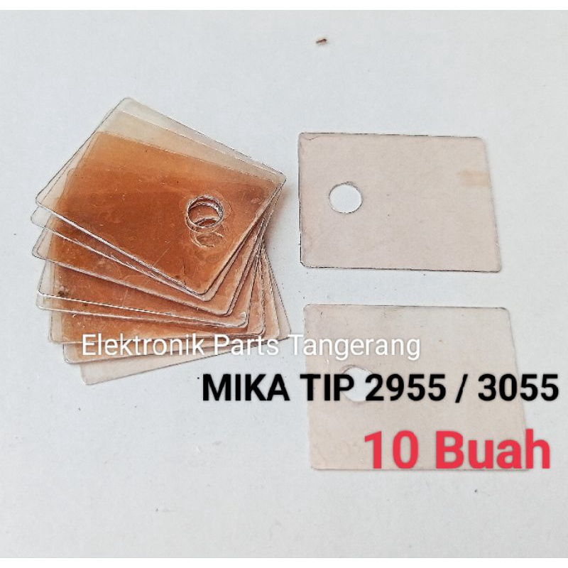 (10 BUAH) MIKA TIP 2955 TIP 3055 BAUT DAN MUR MIKA ISOLATOR TIP 2955 3055 MIKA ISOLATOR TIP 3055