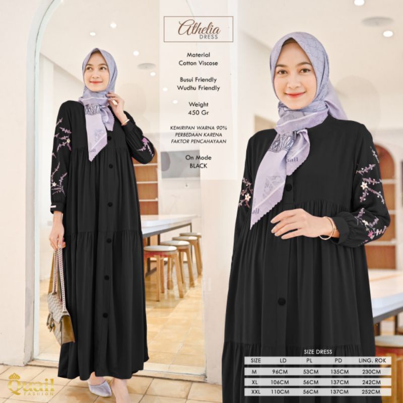 Quail Hijab - Athelia Dress