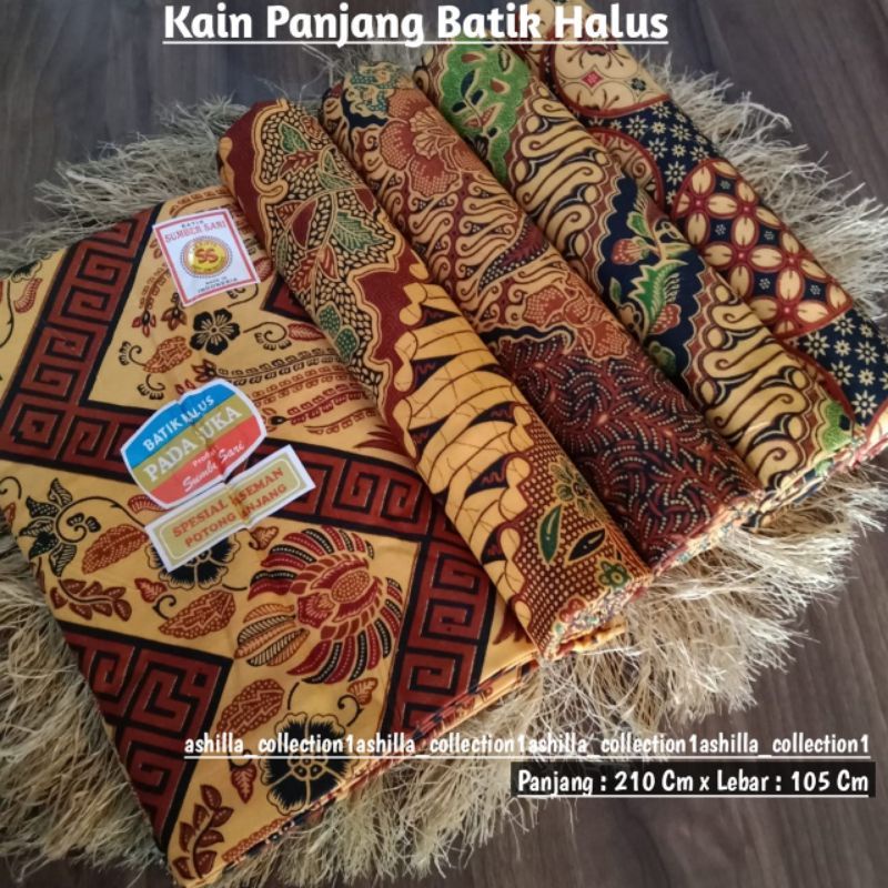 Paket Hemat 5 Pcs Kain Jarik Batik SUKARAJA Uk.225X105 Cm Kain Batik Panjang Samping Kebat Panjang