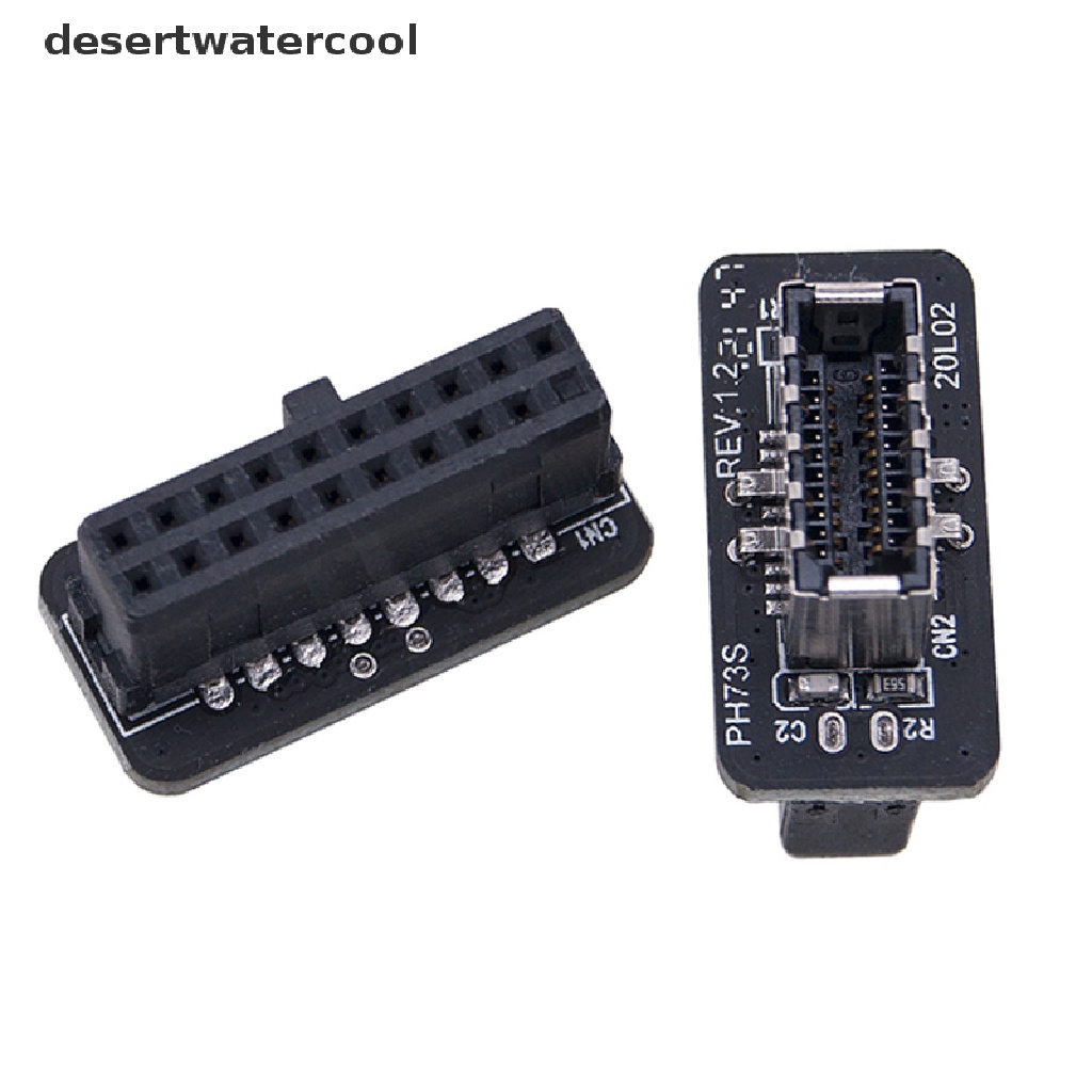 Deid Adapter Splitter Panel Depan Tipe-E Ke USB 3.0 19PIN Untuk Martijn